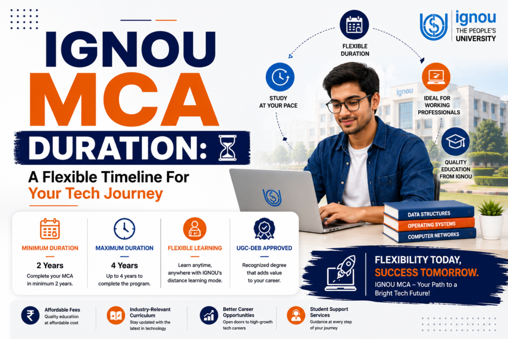 IGNOU MCA Duration Complete Details