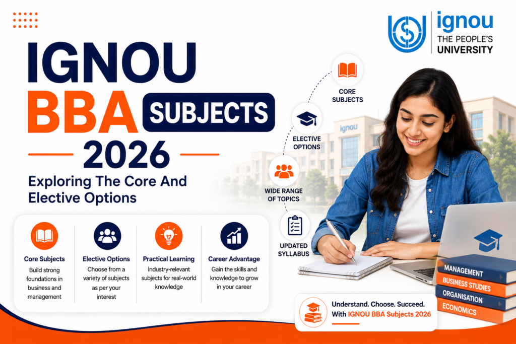 IGNOU BBA Subjects 2026: Exploring The Core And Elective Options