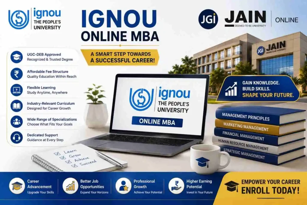 IGNOU Online MBA vs Jain Online MBA