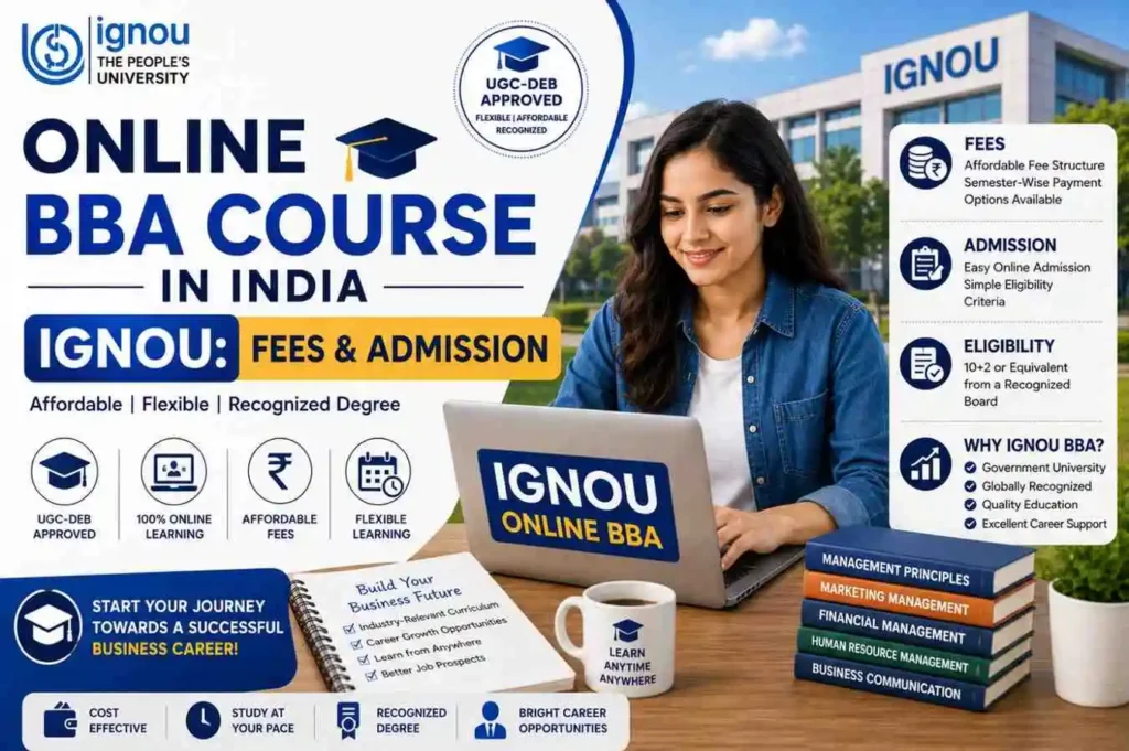 Online BBA Course in India IGNOU