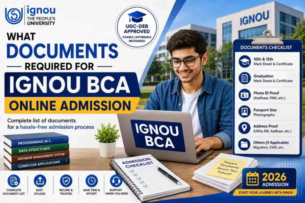 What Documents Required for IGNOU BCA Online Admission