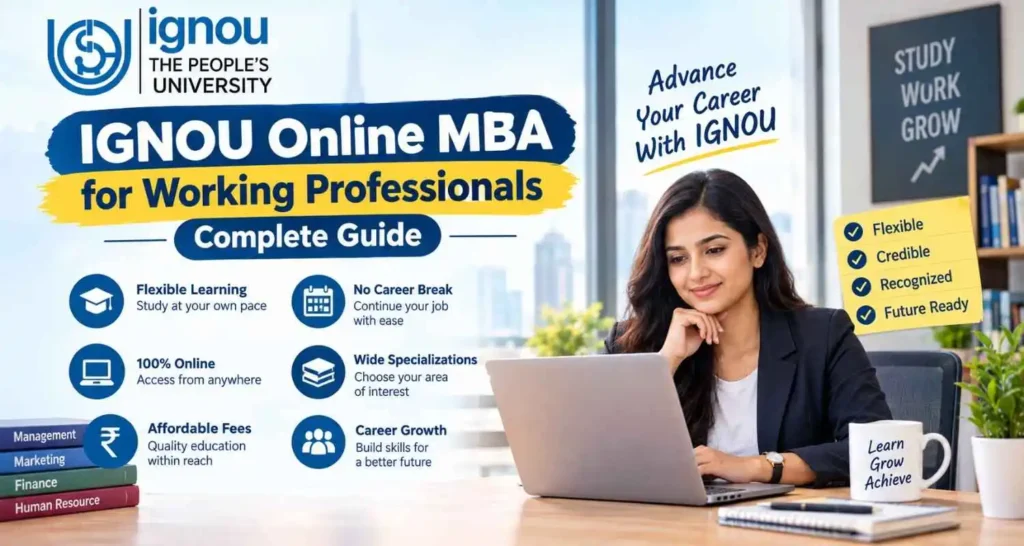 IGNOU Online MBA for Working Professionals