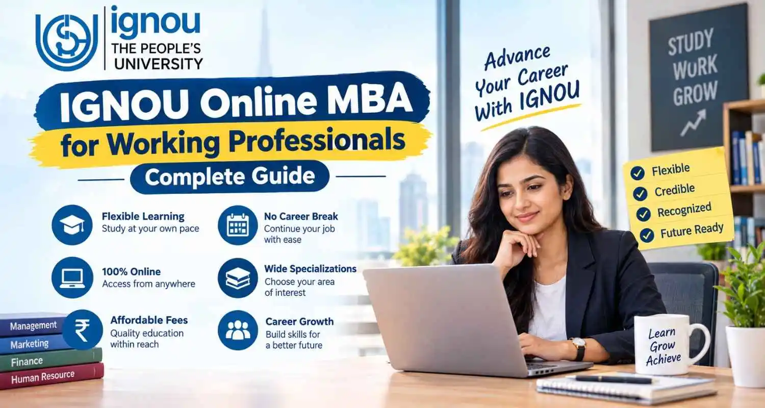 IGNOU Online MBA for Working Professionals