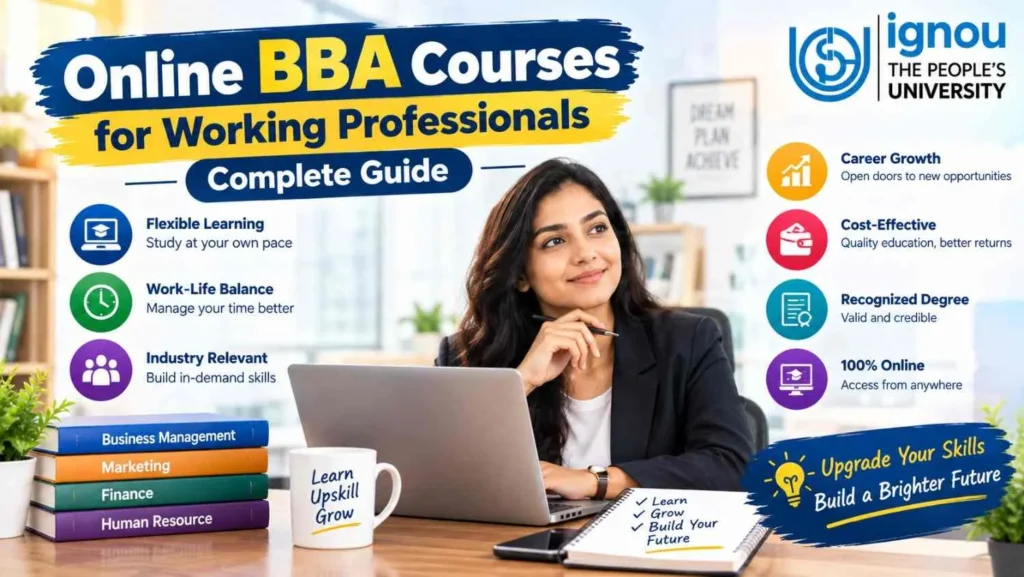 Online BBA Courses for Working Professionals
