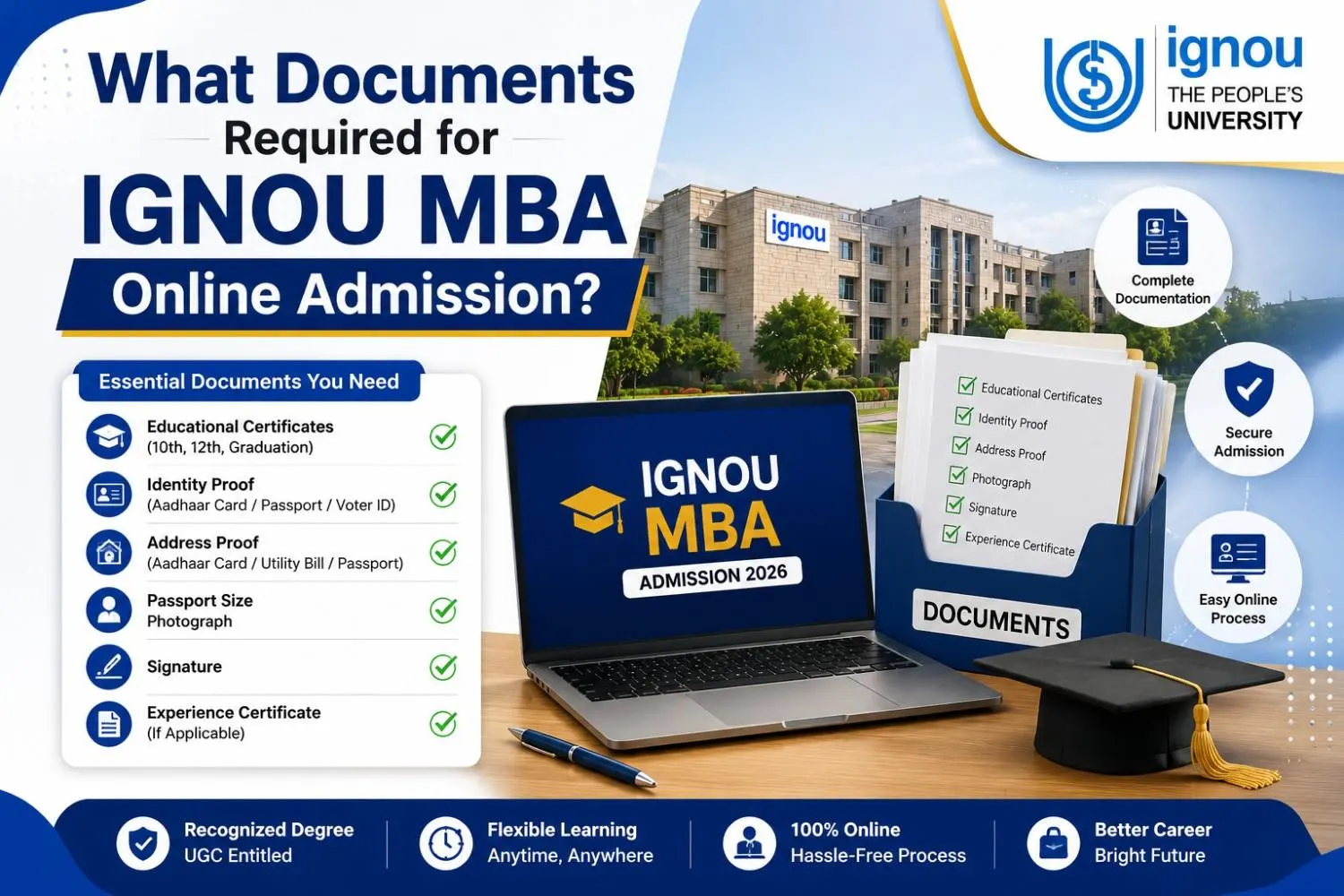 What Documents Required for IGNOU MBA Online Admission